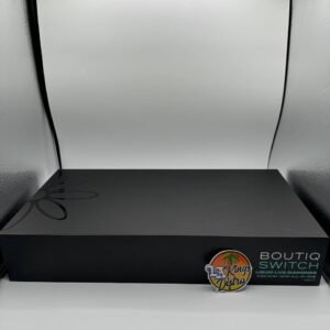Black Boutiq Switch box labeled “Liquid Live Diamonds,” “2.0G Dual Tank All-in-One,” and “10CT,” beside an LA Kings Distro logo.